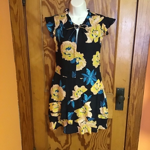 Anthropologie Dolan Left Coast Collection Silk Floral Dress - Picture 12 of 15